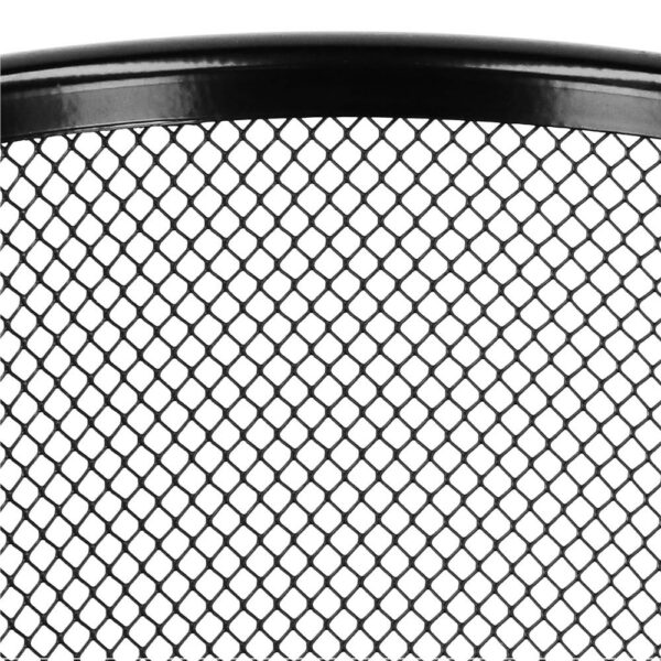 Cos de gunoi pentru birou, metalic din plasa, 27cm, negru - Image 13