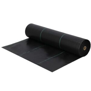 Folie agrotextil, mulcire, antiburuieni, filtru UV, 100 x 0.8metri, 90g/m2, negru