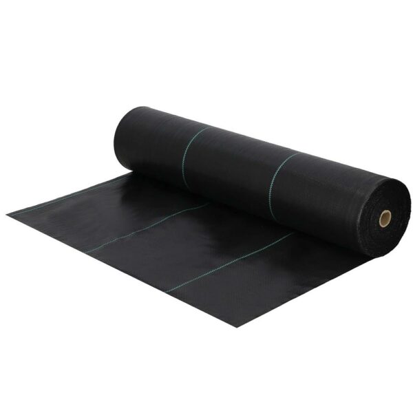 Folie agrotextil, mulcire, antiburuieni, filtru UV, 100 x 0.8metri, 90g/m2, negru