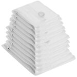 10 db-os vákuumzsák ruhákhoz készlet, 4 különböző méretű, átlátszó