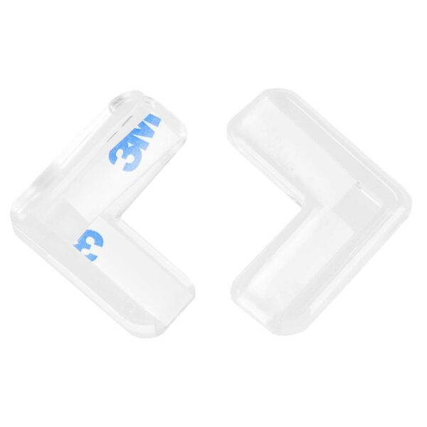 Set 10 protectii colturi pentru siguranta copii, drepte, 40x15mm, silicon, transparent - Image 9