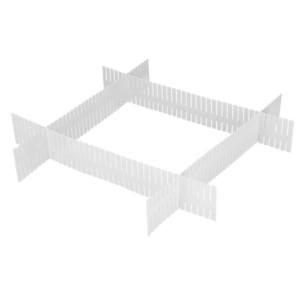Fiókrendszerező 4 rekesszel, 46x7cm, fehér - Image 9