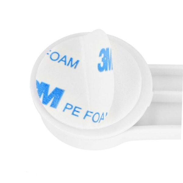 10 db-os gyerekzár készlet, ellenálló műanyag, fix, 9,5 cm, fehér - Image 9