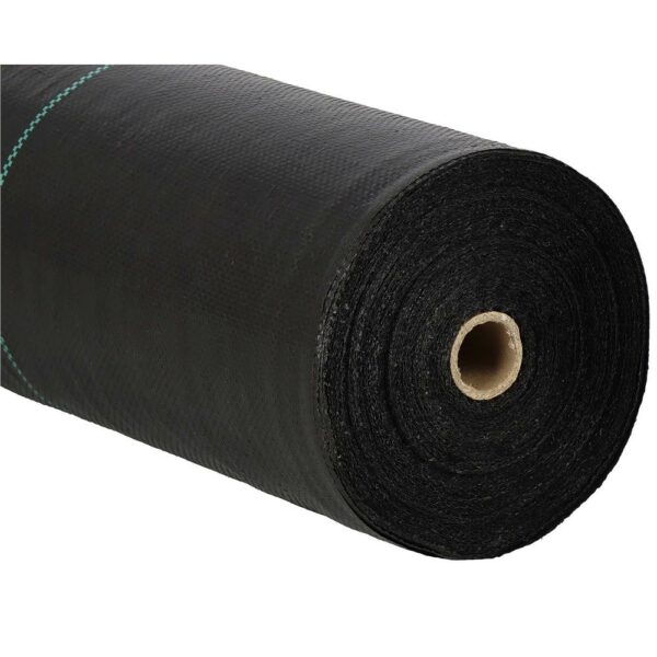 Folie agrotextil, mulcire, antiburuieni, filtru UV, 100 x 0.8metri, 90g/m2, negru - Image 9