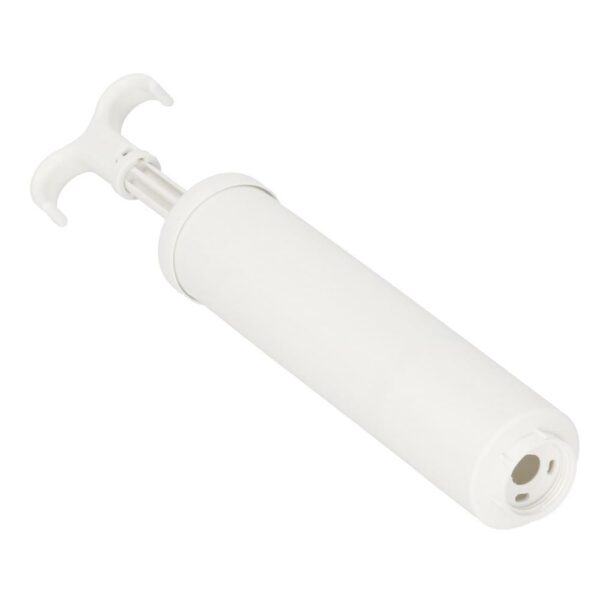 Vákuumszivattyú ruhatáskákhoz, műanyag, 38cm, fehér