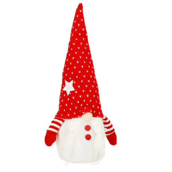 Karácsonyi figura, Manó, LED világítással, 33cm - Image 9