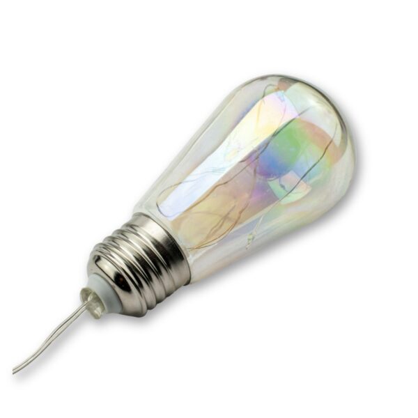 Fényfüzér, LED, Felisi modell, 10 izzós, 380cm, napelemes töltés, többszínű fehér fény - Image 11
