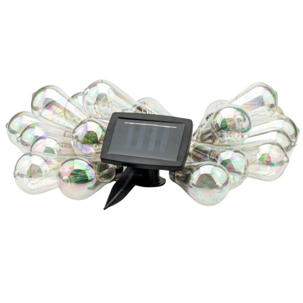 Ghirlanda luminoasa, LED, model Felisi, 20 becuri, 580cm, incarcare solara, lumina alb multicolor - Image 8