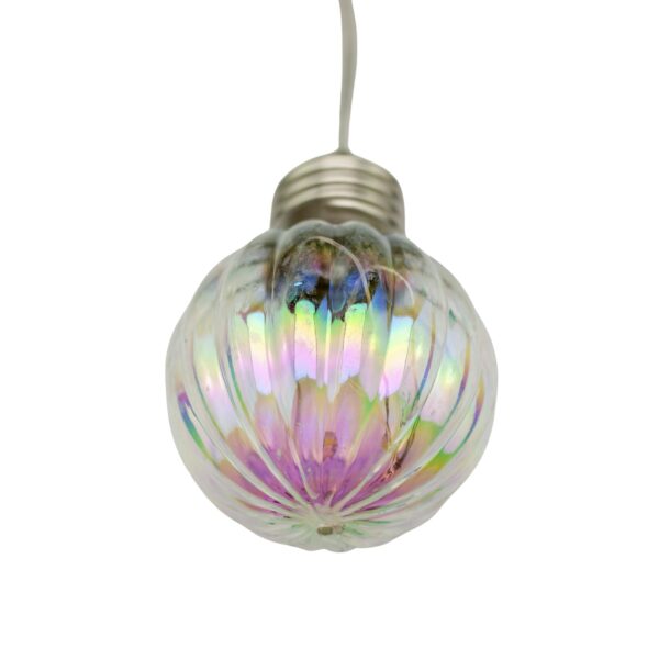 Fényfüzér, LED, Loris modell, 20 izzó, 580 cm, napelemes töltés, többszínű fehér fény - Image 11