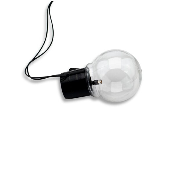 Fényfüzér, LED, Luca modell, 10 izzós, 380cm, napelemes töltés, hideg fehér fény - Image 13
