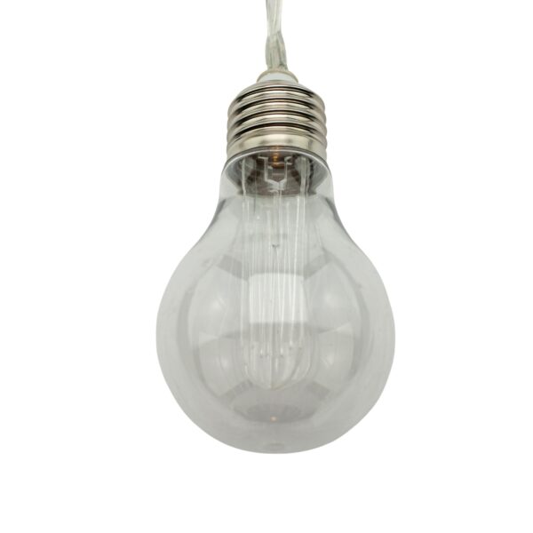 Fényfüzér, LED, Hemma modell, 10 izzó, 380 cm, napelemes töltés, meleg fehér fény - Image 15