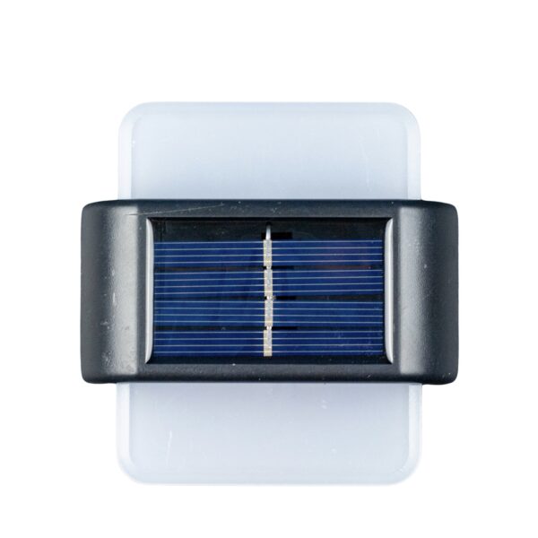 2 db napelemes LED fali lámpa készlet, IP44 kültéri használatra, 12 órás autonómia, 9x9x2,3 cm, fekete - Image 12