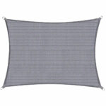 Copertina prelata de soare, dreptunghiulara, impermeabila cu protectie UV, 4x2m, gri deschis