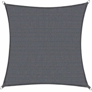 Copertina prelata de soare, patrata, impermeabila cu protectie UV, 4x4m, gri