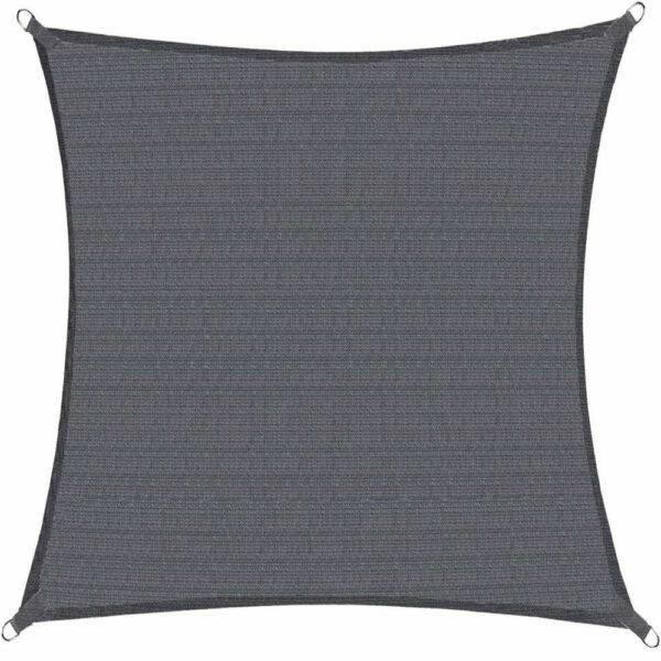 Copertina prelata de soare, patrata, impermeabila cu protectie UV, 4x4m, gri