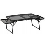 Fém összecsukható asztal kertbe, strandra vagy piknikre, 60x42x30cm
