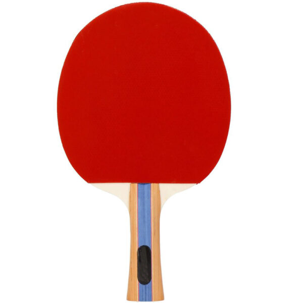 2 db pingpongütő készlet, 3 db labdával, 25x15 cm, fekete és piros - Image 5