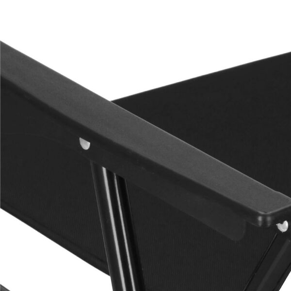 Scaun de plaja Sersimo, pliabil, 100kg, 52x73cm, negru - Image 13