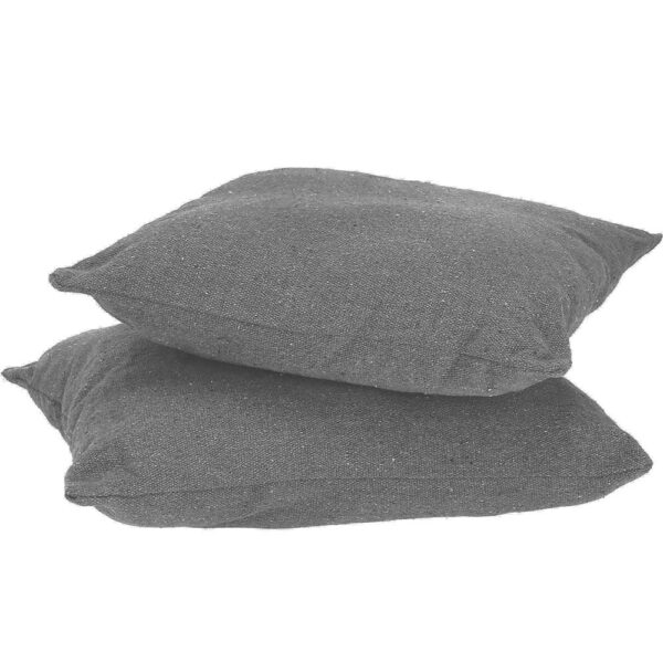 Függesztett függőfotel otthonra vagy a kertbe, szürke párnákkal, 130x100cm, 150kg - Image 15