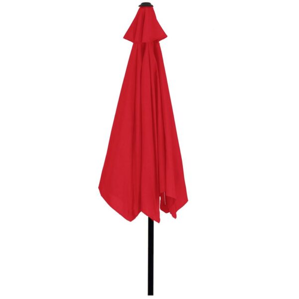 Kerti terasz esernyő, fogantyús és dönthető, átmérője 250cm, Piros - Image 19