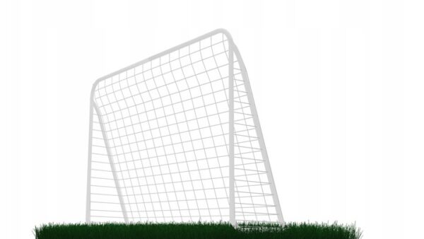 Acél futballkapu, 152x213 cm, 25 mm-es profil, edzési céltábla, narancs - Image 3