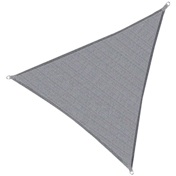 Copertina prelata de soare, triunghiulara, impermeabila cu protectie UV, 3x3x3m, gri