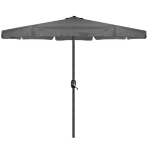 Umbrela terasa gradina, cu manivela, diametru 400cm, Gri