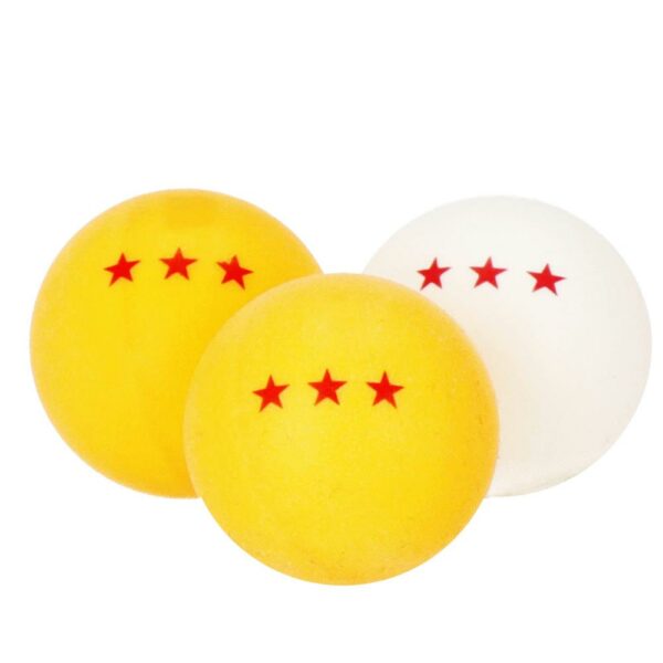 2 db pingpongütő készlet, 3 db labdával, 25x15 cm, fekete és piros - Image 3