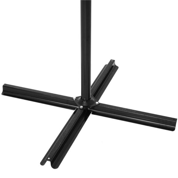 Kerti esernyő oldalkarral, huzattal, 300cm, szürke - Image 31