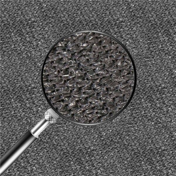 Copertina prelata de soare, triunghiulara, impermeabila cu protectie UV, 5x5x7m, gri - Image 7
