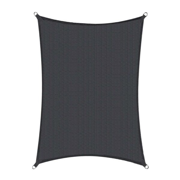 Copertina prelata de soare, dreptunghiulara, impermeabila cu protectie UV, 4x3m, gri inchis - Image 7