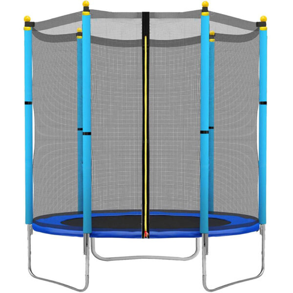 Trambulin Kék, külső védőhálóval, 140 cm