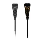 Solar kültéri napelemes lámpa, IP44, 41cm, fény-sötétség érzékelő