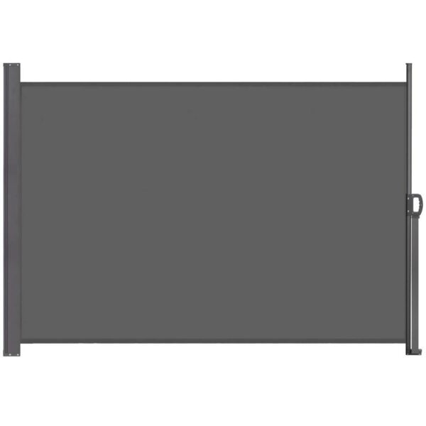 Paravan lateral pentru intimitate, extensibil, sistem fixare inclus, 200x300cm, gri inchis - Image 11