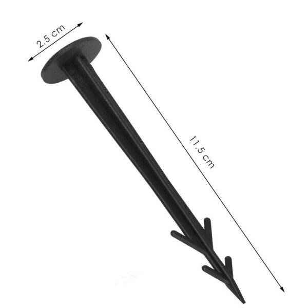 Plasa anti pasari 8x20m din polietilena, cu pini de fixare, verde - Image 19