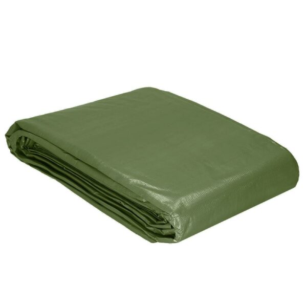 Prelata din polietilena impermeabila laminata, 120g/m2, 2x4m, verde - Image 6