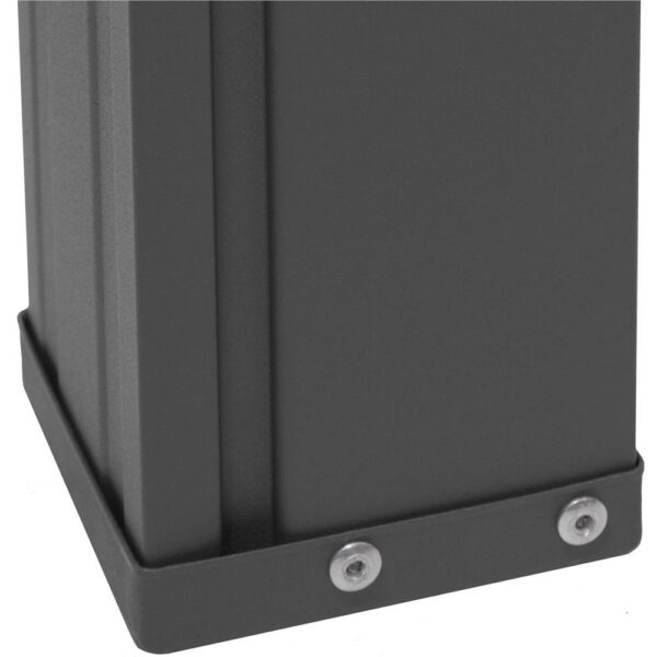 Paravan lateral pentru intimitate, extensibil, sistem fixare inclus, 200x400cm, gri inchis - Image 10