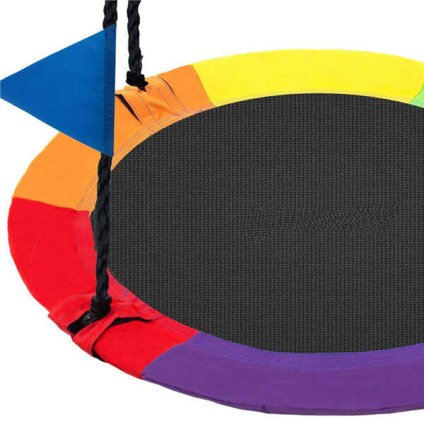Leagan tip cuib 100cm, inaltime reglabila, 150 kg, Multicolor - Image 11