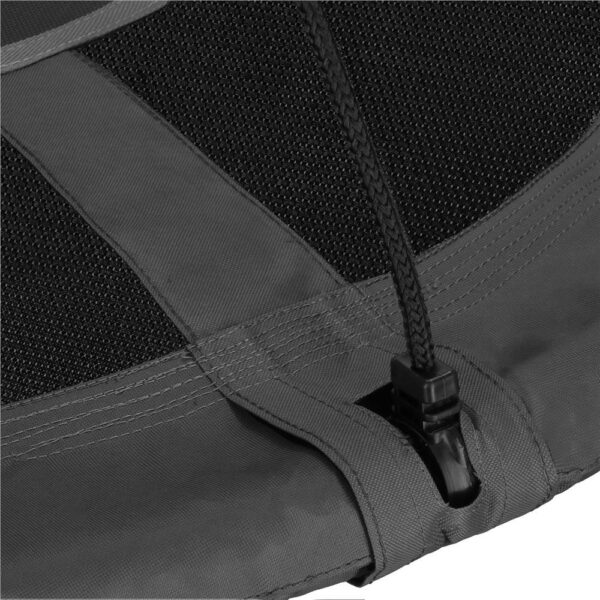 Leagan tip cuib 110cm, inaltime reglabila, 150 kg, Gri - Image 12