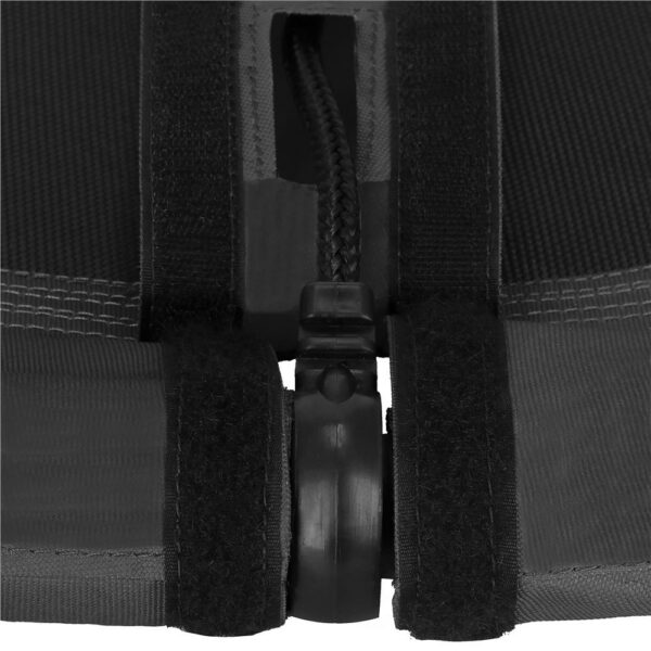 Leagan tip cuib 110cm, inaltime reglabila, 150 kg, Gri - Image 17
