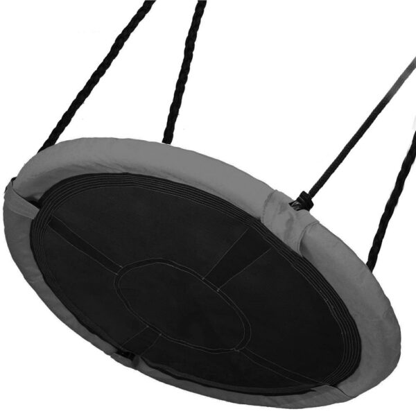 Leagan tip cuib 110cm, inaltime reglabila, 150 kg, Gri - Image 18