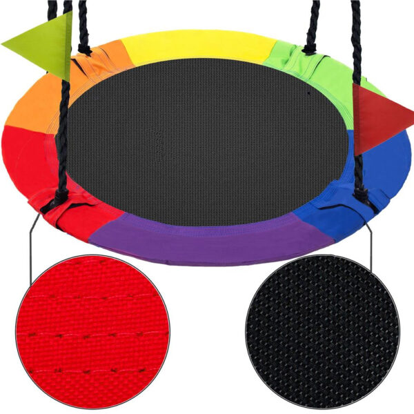 Leagan tip cuib 100cm, inaltime reglabila, 150 kg, Multicolor - Image 23