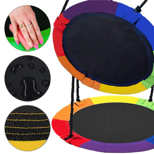 Leagan tip cuib 100cm, inaltime reglabila, 150 kg, Multicolor - Image 25