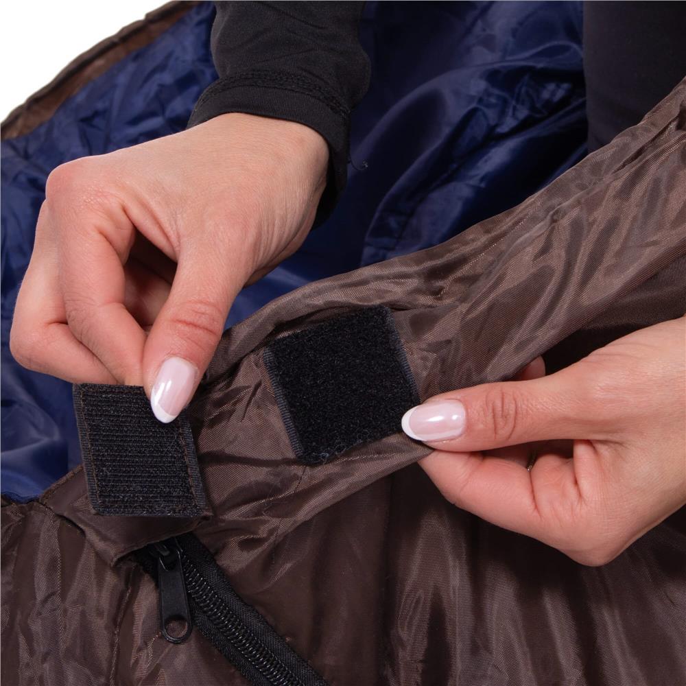 Hálózsák, hordtáskával, 220x80cm, 0-15 fok, barna - Image 7