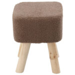 Gyermekszék, szögletes, 26x26x34cm, maximum 50kg, barna