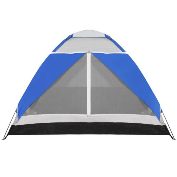 Cort plaja sau camping, impemeabil, cu protectie UV, 4 locuri, 210x240x130cm, gri albastru - Image 4