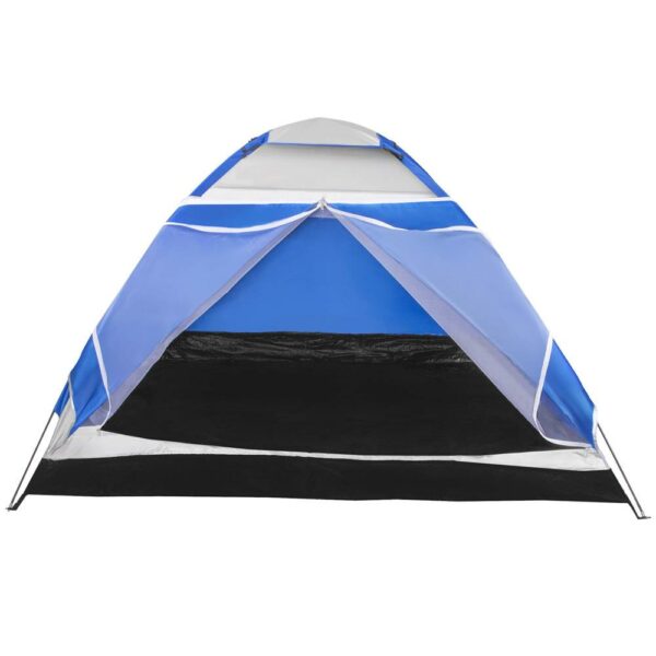 Cort plaja sau camping, impemeabil, cu protectie UV, 4 locuri, 210x240x130cm, gri albastru - Image 5