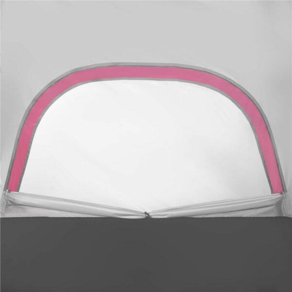 Kempingsátor, vízálló, UV védelem, 6 férőhelyes, 215x450x180cm, szürke - Image 15