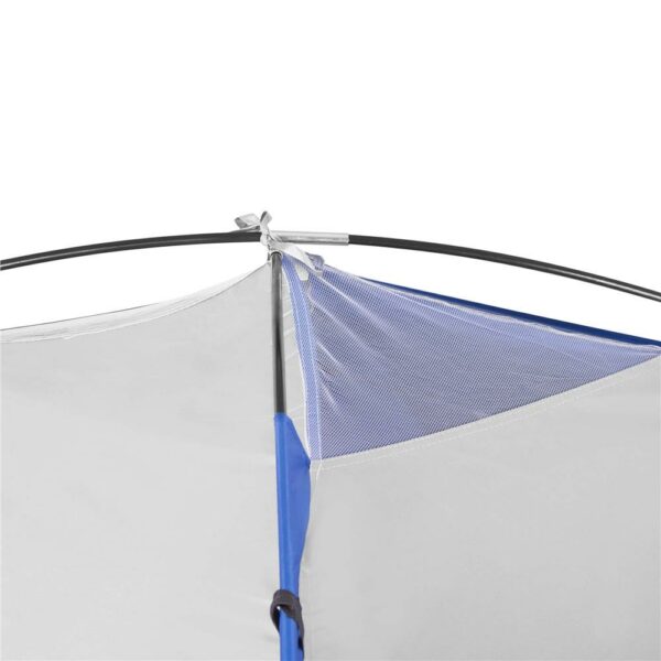Cort plaja sau camping, impemeabil, cu protectie UV, 4 locuri, 210x240x130cm, gri albastru - Image 15