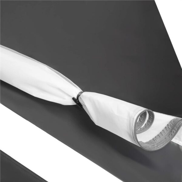 Strand vagy kemping sátor, vízálló, terasszal, 4 férőhelyes, 175x310x130cm, kék szürke - Image 20